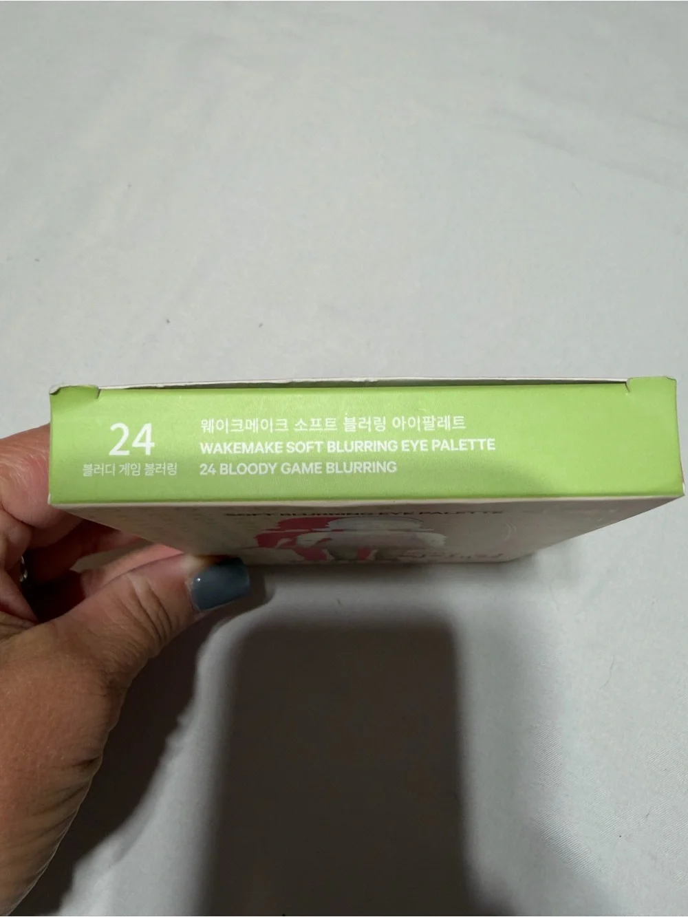 WAKEMAKE Soft Blurring Eye Palette 24 Bloody Game Blurring Squid Game New Sealed